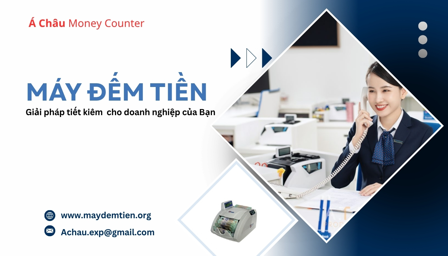 Máy Đếm Tiền Á Châu Banner
