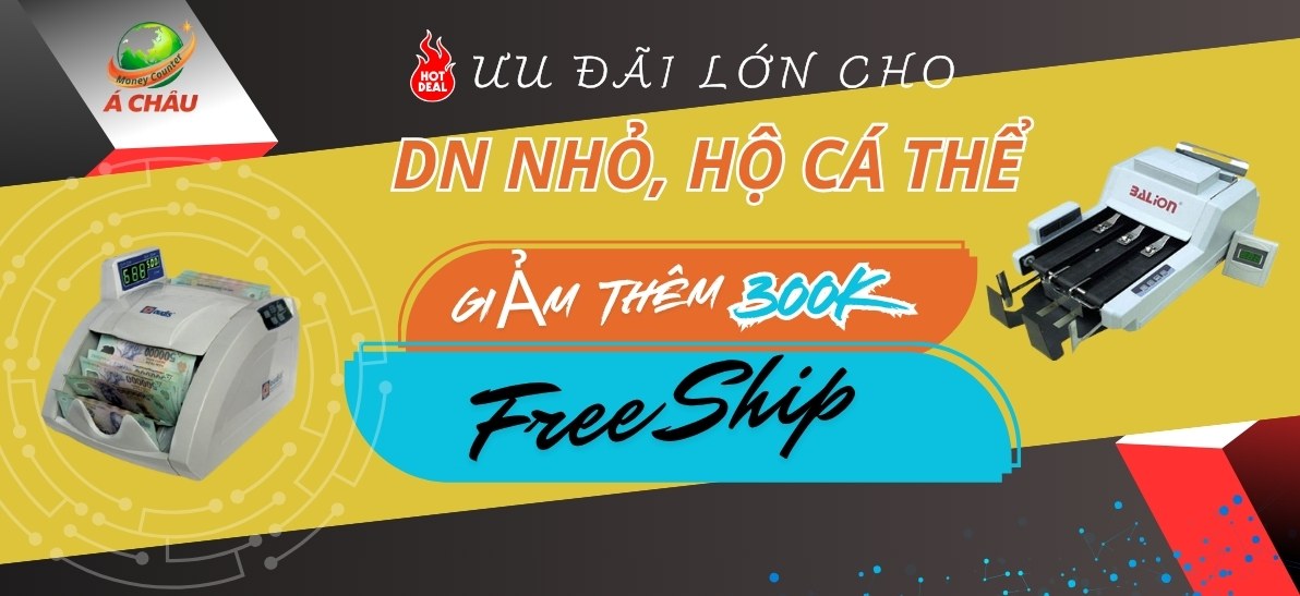 Máy đếm tiền giá sỉ baner