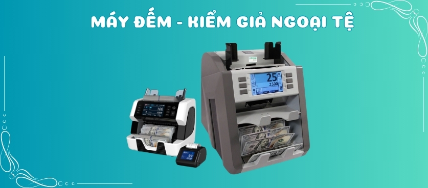 Máy đếm tiền ngoại tệ baner