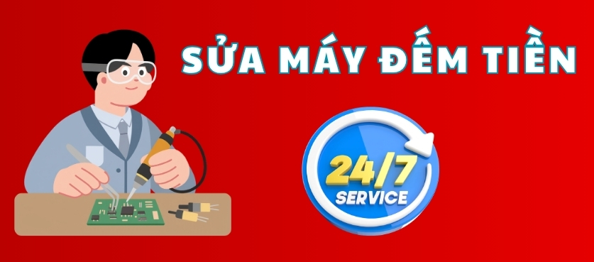 Sửa máy đếm tiền Á Châu Baner